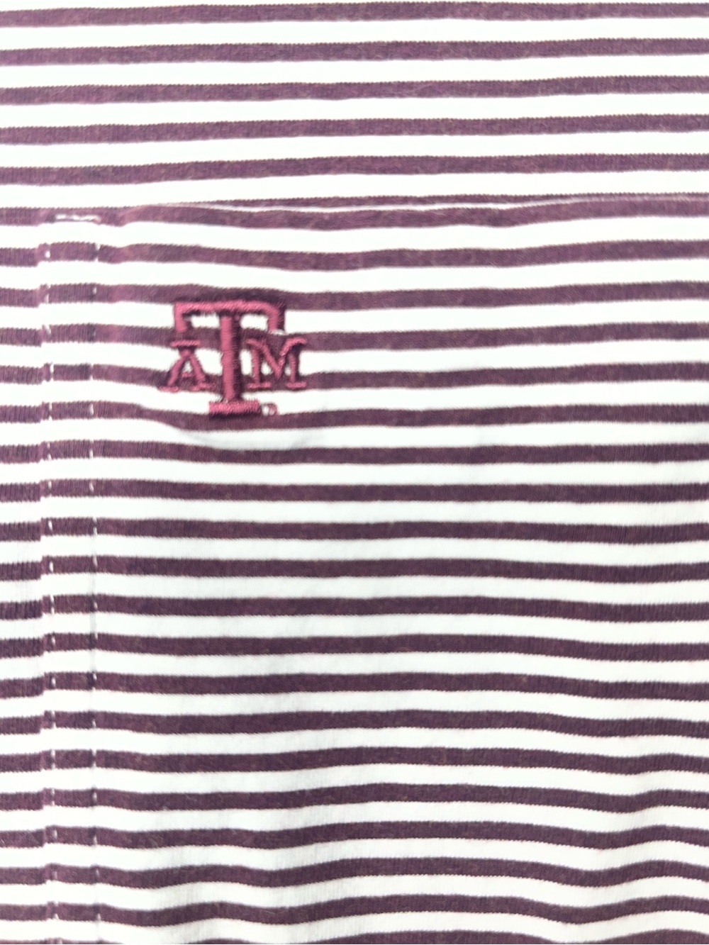 johnnie-O Hangin' Out Texas A&M Aggies Striped Golf Polo Shirt  Men's XXL - Picture 12 of 13